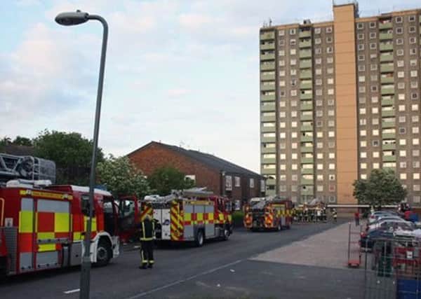 A training exercise at Mellish Court in Bletchley