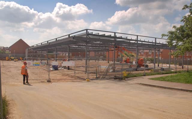 Building work underway on Melton's new Aldi store on Leicester Road