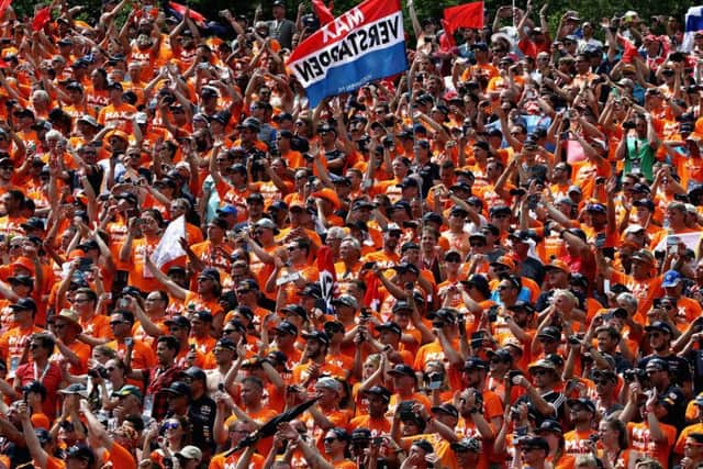 Dutch fans travelled en masse to teh Red Bull Ring