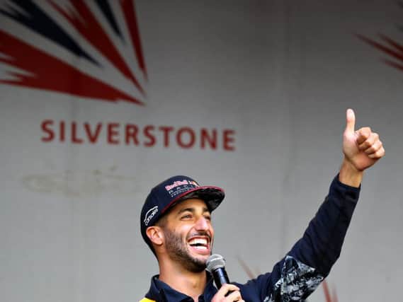 Daniel Ricciardo at Silverstone