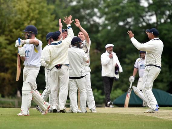 Joe Fairbrother celebrates