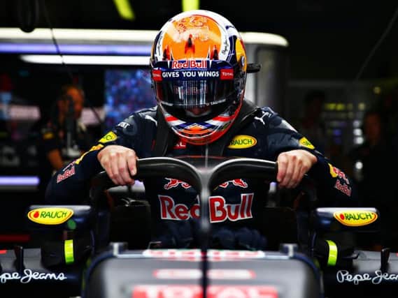 Max Verstappen tested the halo for one lap in Italy last year