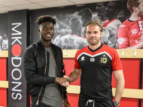 Gboly Ariyibi arrived on loan from Nottingham Forest