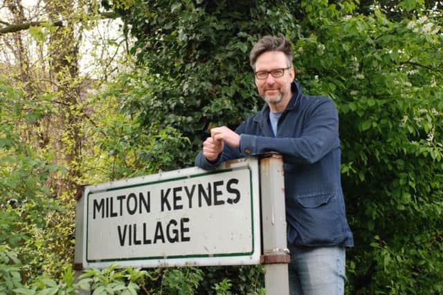 Richard Macer films the documentary Milton Keynes and Me.