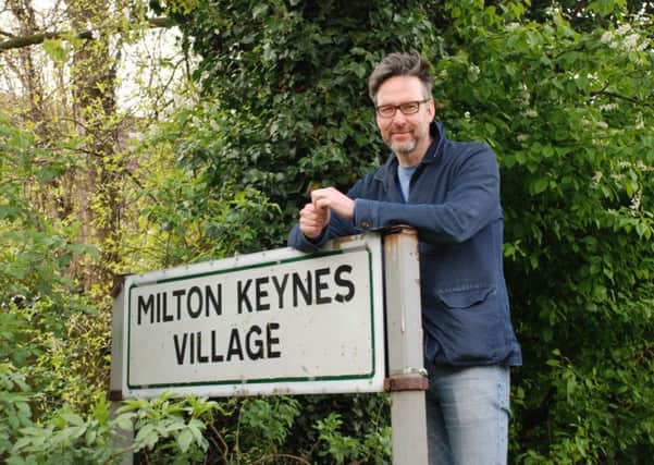 Richard Macer films the documentary Milton Keynes and Me.