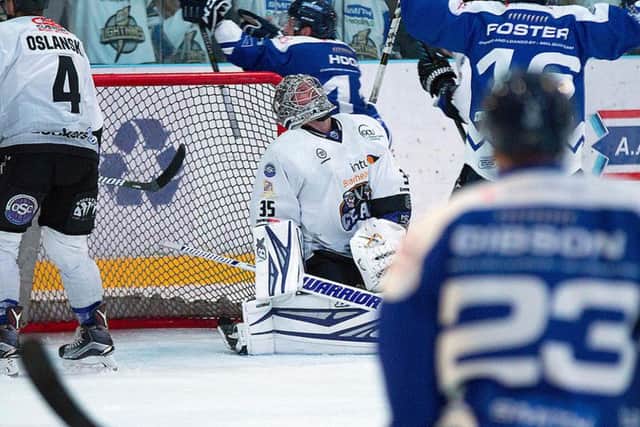 Lewis Hook continued his fine start to the season with a goal against Braehead. Pic: Tony Sargent
