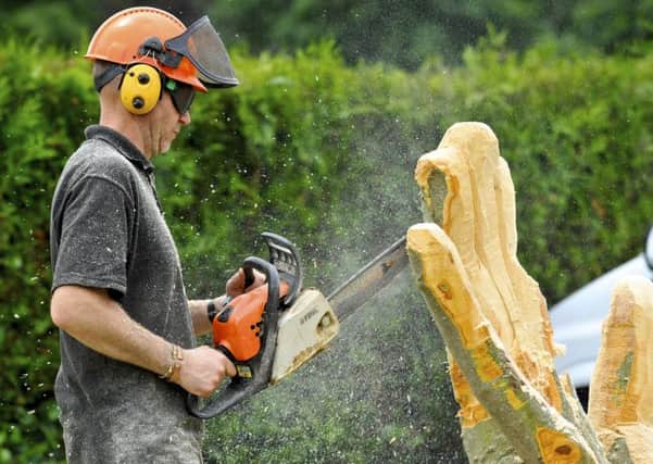 Wood carving