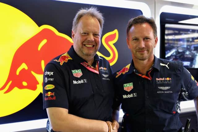 Andy Palmer and Christian Horner