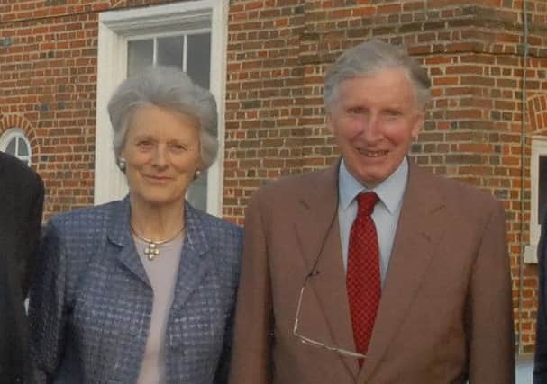 Bill Benyon with his wife