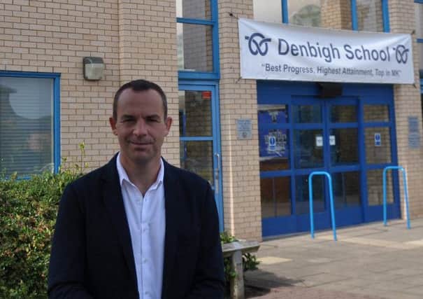 Martin Lewis visits Denbigh School