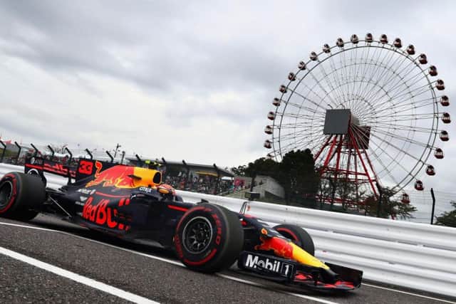 Verstappen was on the podium for only the third time this season in Japan