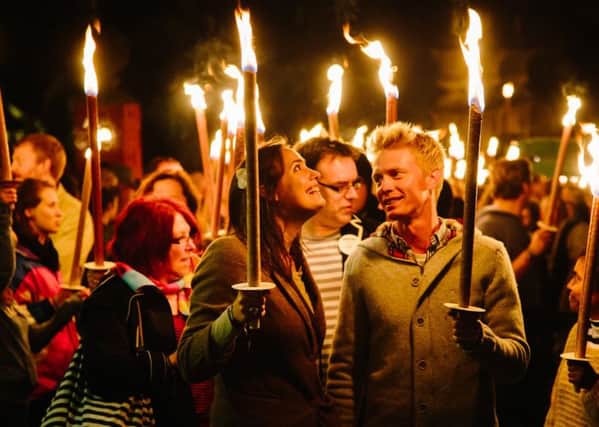 Feast of Fire - the people's procession. Picture: Andrew Whitton Photography