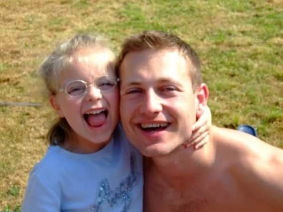 Black belt Karol Komorski, 39, has always led an ultra healthy lifestyle, never smoking or abusing alcohol and scarcely going a day without exercising