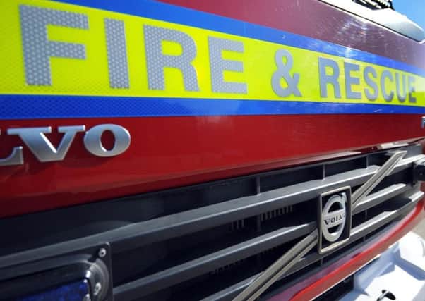 Fire services were called to the scene earlier this afternoon